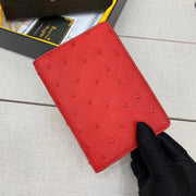 Ostrich Leather Passport Hold