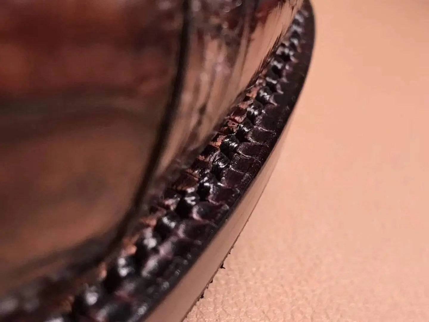 Crocodile Shoes Brown Crocodile Leather Lace Up Shoes