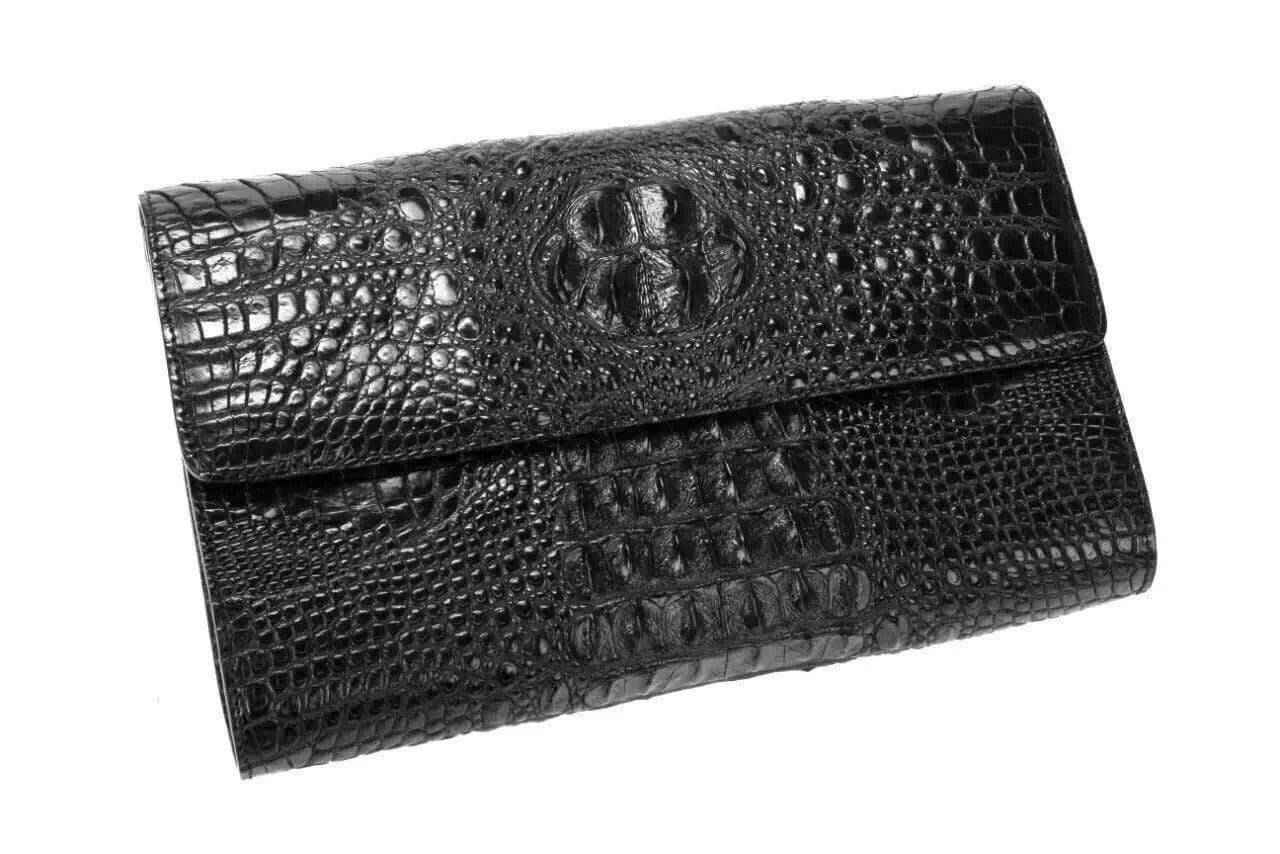 Túi clutch đeo vai da cá sấu cho nam
