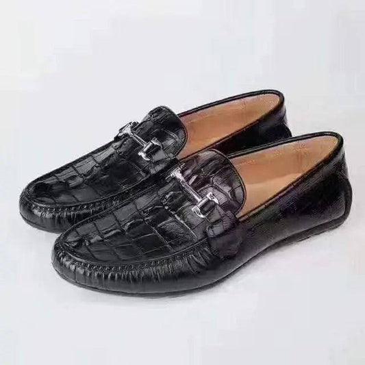 Crocodile Shoes Crocodile Loafer Slip-On Shoes
