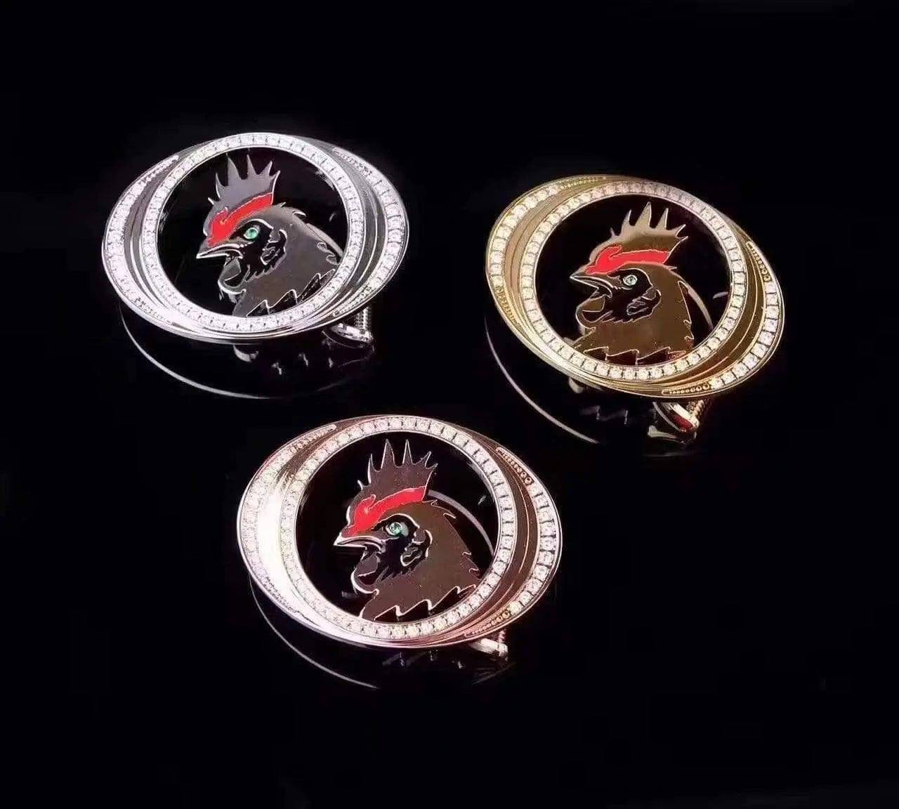 Crocodile Skin Leather Chicken Belt For Mens Belt