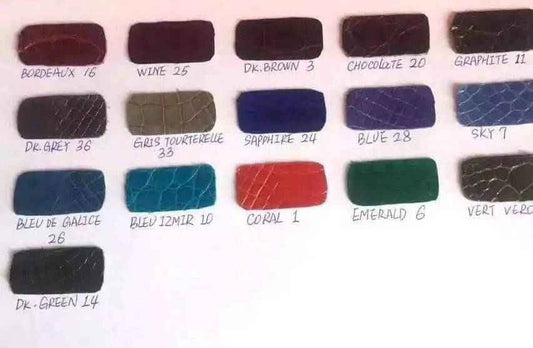 Crocodile Skin Leather Colorway