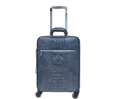 Genuine Crocodile Luxury Luggage / Roller Bag