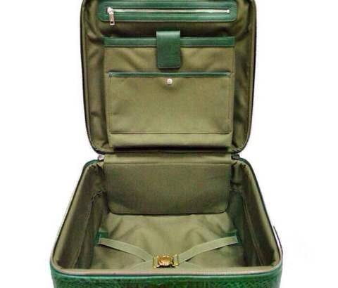 Preorder Genuine Crocodile Luxury Luggage / Roller Bag Orange