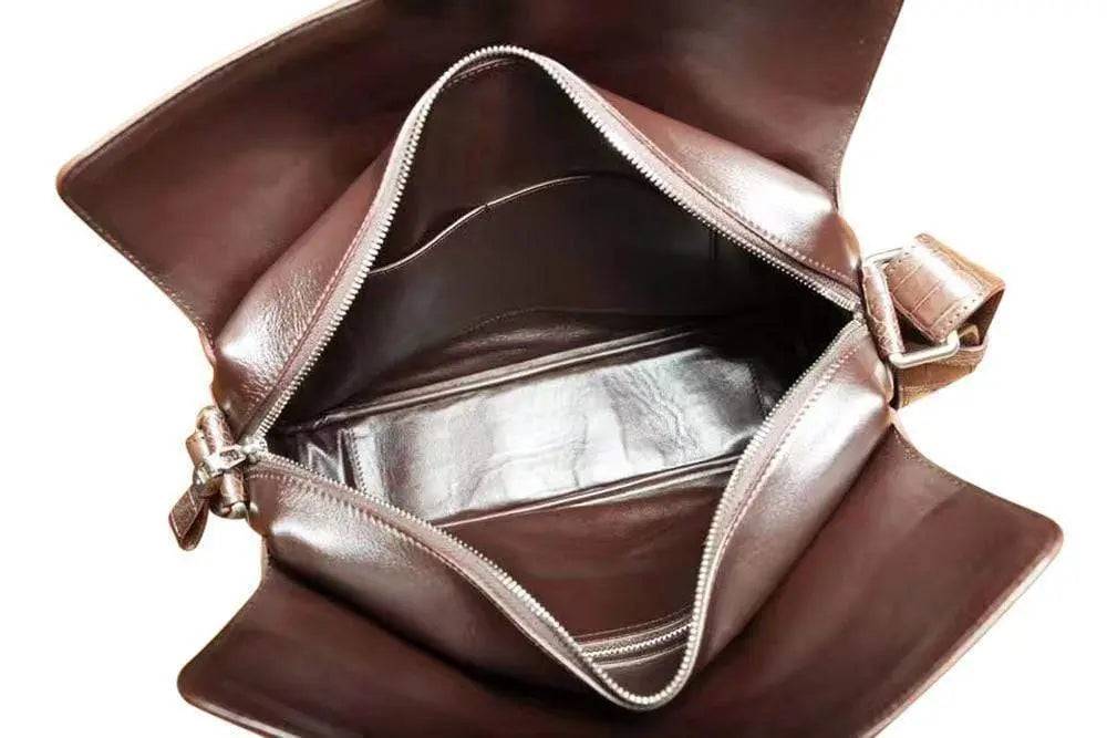 Genuine Crocodile Skin Leather Shoulder Messenger Cross body Bag