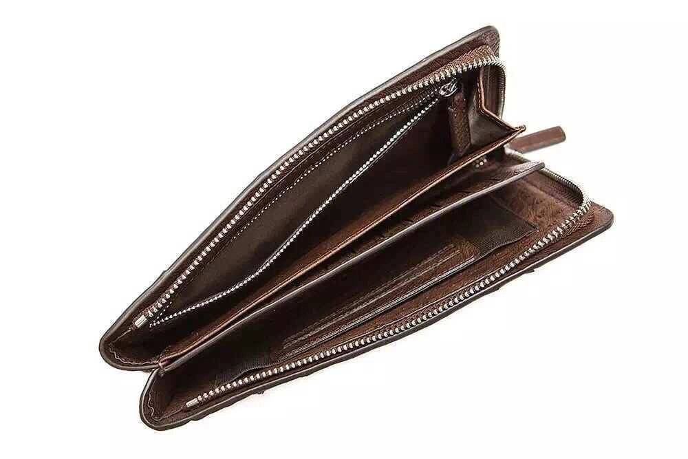 Genuine Ostrich Leather Clutch