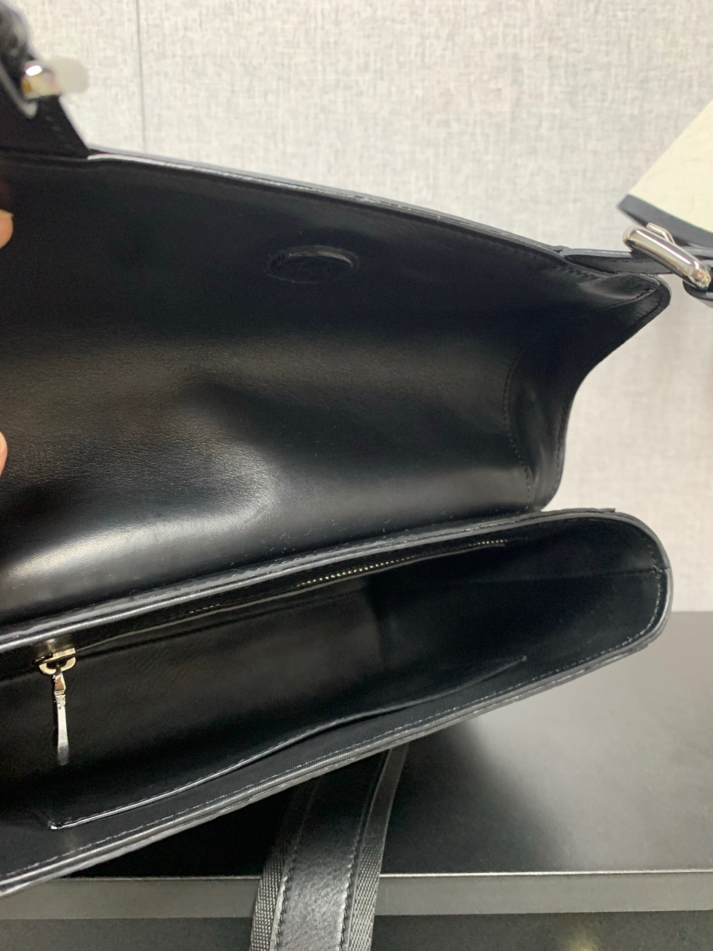 Genuine Crocodile Skin Leather Cross Body Messenger Bag