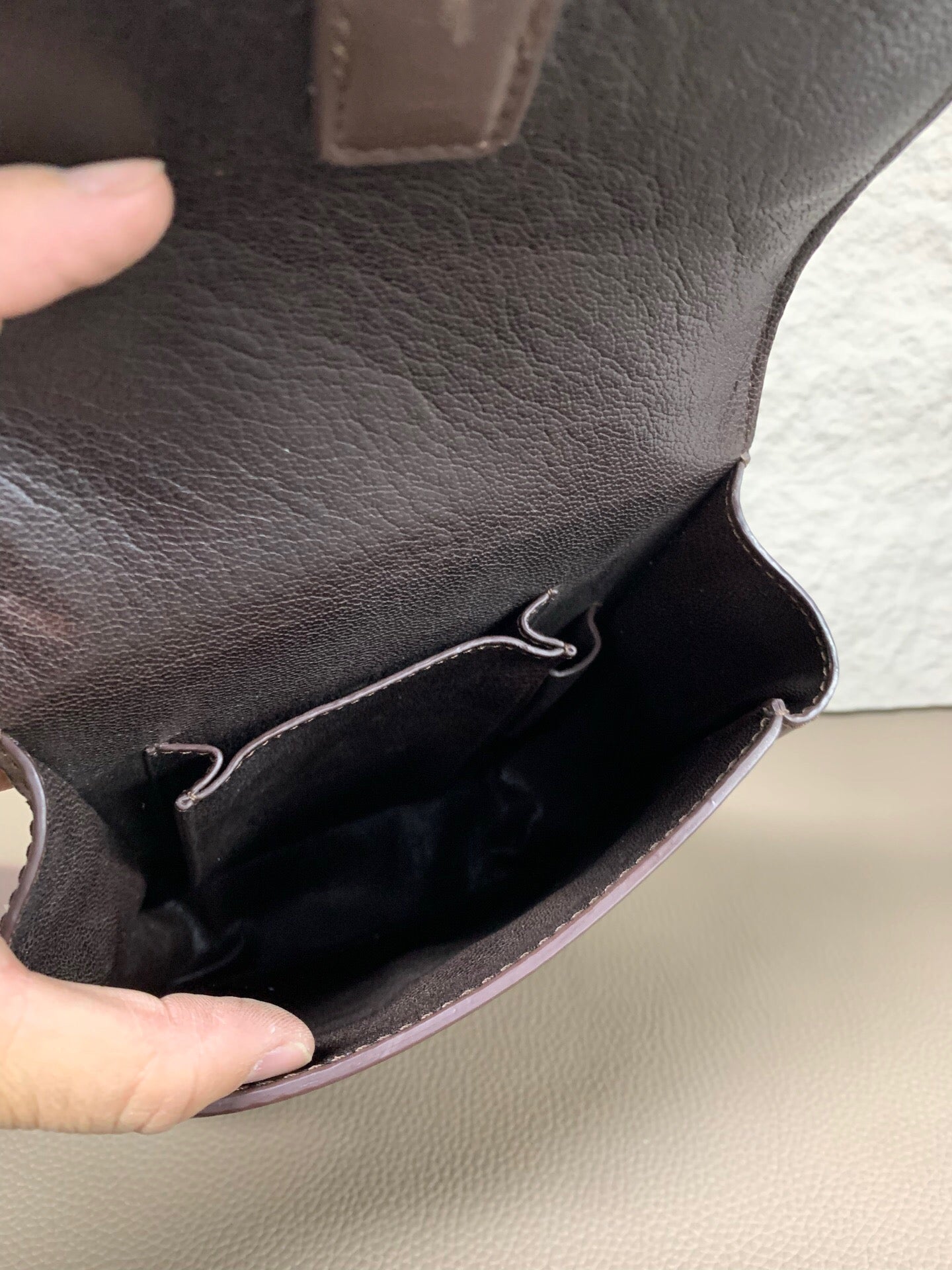 Unisex Stingray Skin Leather Crossbody Phone Bag