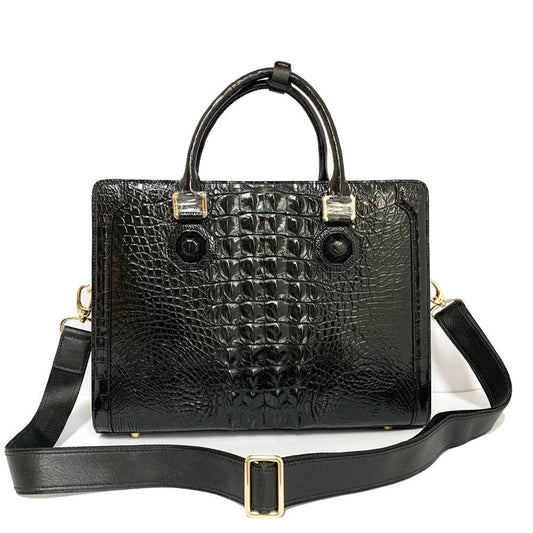 Crocodile Briefcase ,Crocodile Skin Bone Leather Business Bags