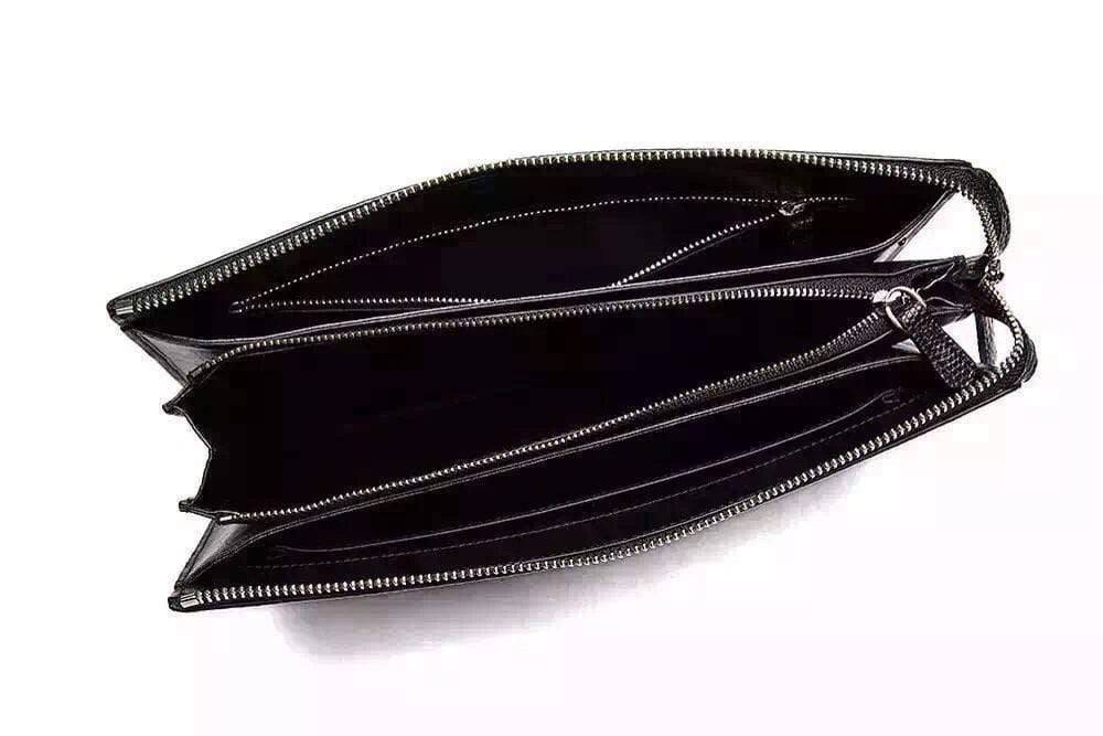 Men's Genuine Lizard Skin Leather Clutch Bag