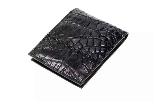 Mens Genuine Crocodile Leather Wallet,Bifold Wallet,ID Wallets,Coin Card Case