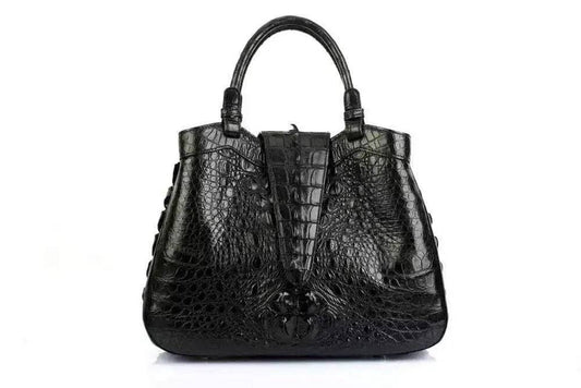 Rossie Viren Women's Crocodile Leather Hobo Shoulder Bags