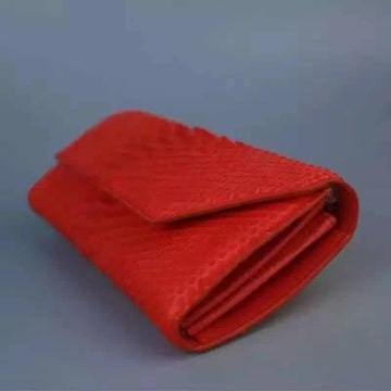 Women's Andy Python Leather Clutch