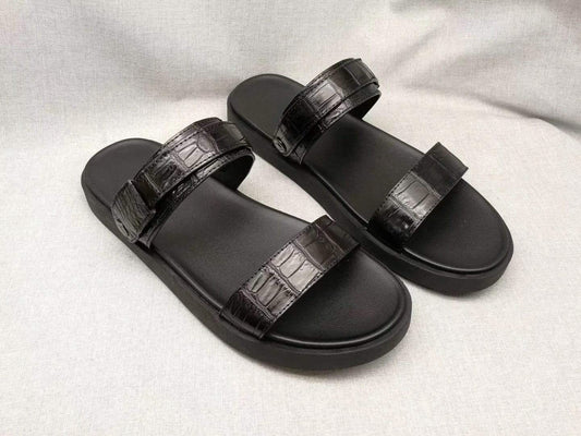 Crocodile Shoes Crocodile Belly Leather Sandals