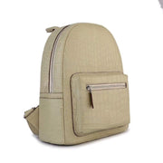 Crocodile Leather Backpack Cream For Women