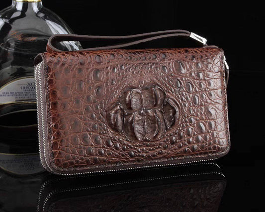Crocodile Leather Multi-Function Large Volumn Credit Card Clutch Wallet Bags