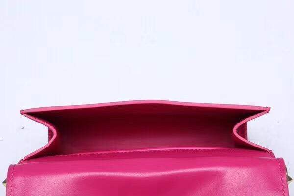 Crocodile Top Handle Bag Peach