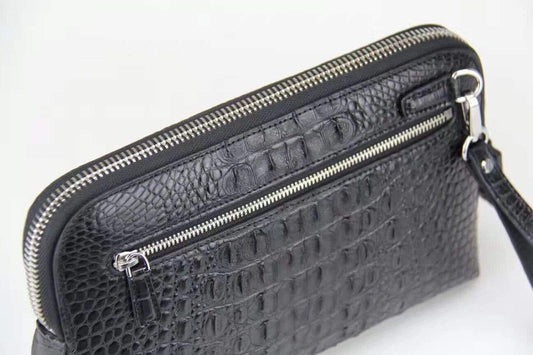 Genuine Crocodile Leather Clutch Bag For Men