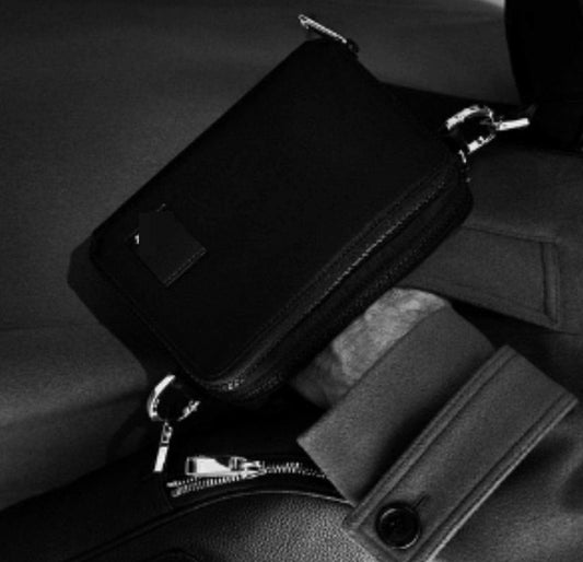 Preorder Genuine Siamese Crocodile Belly Leather Double Zipper Clutch Bag For Men