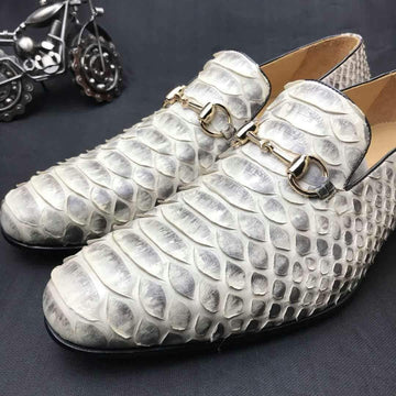 Preorder Mens Python Leather shoes
