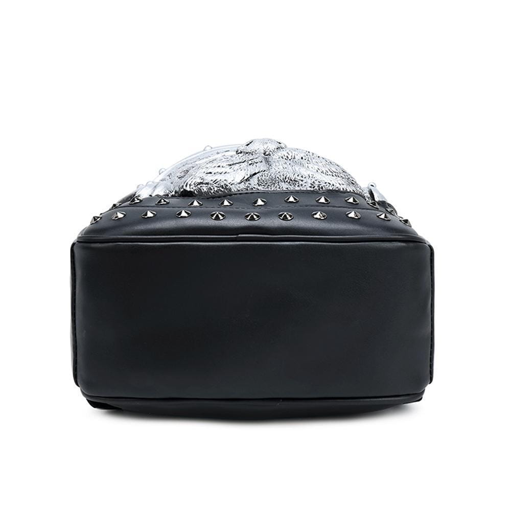 Studed 3D Backpack Unisex Creative Dog Modeling Fashion Pattern Trendy Travel Handbag Small