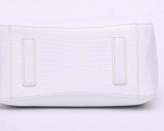 Crocodile Leather Medium Hobo Tote Purse For Women