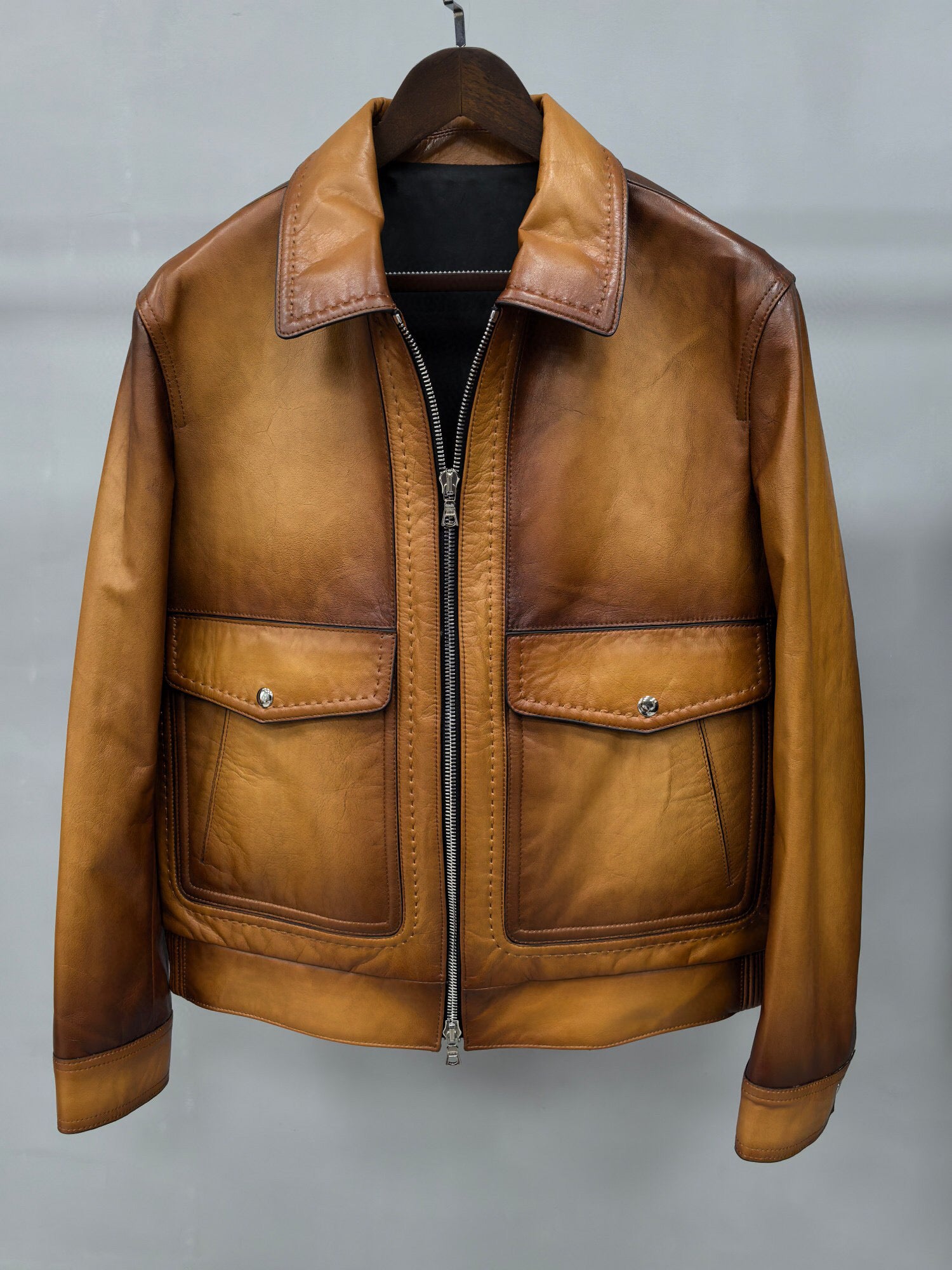 Mens Jackets , Leather Jacket, Vintage Brown Leather Jackets