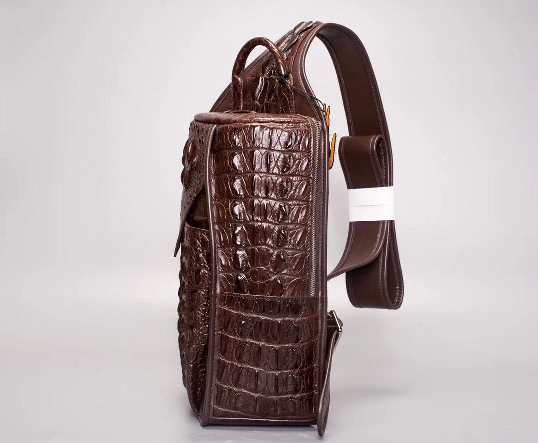 Preorder Sling Bag,Genuine  Crocodile Leather Large Shoulder Chest Pack Crossbody Bag Travel Daypack