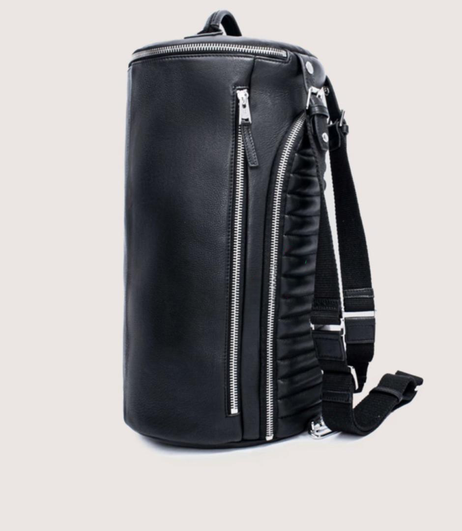Preorder Unisex Crocodile Leather Barrel Bag