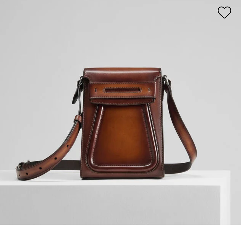 Preorder Genuine Crocodile Leather Phone Pouch Messenger Bag