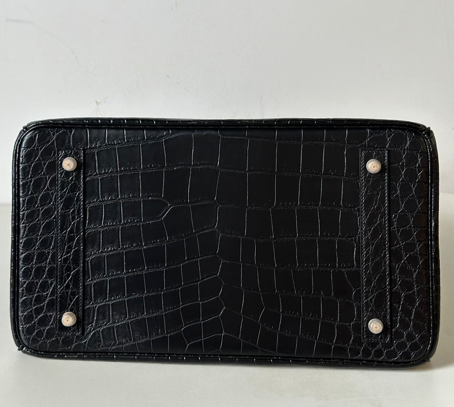 Preorder High Shiny Genuine Crocodile Skin Leather 40cm Oversized Padlock Tote Office Bags Biege