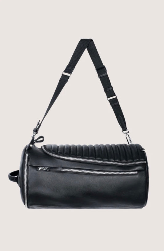Preorder Unisex Crocodile Leather Barrel Bag