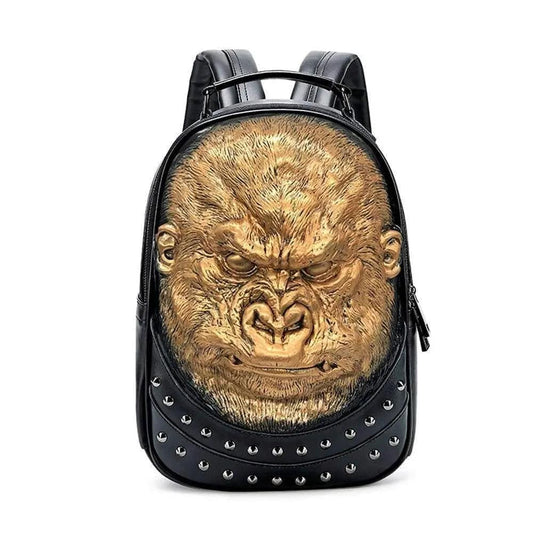 3D Backpack 3D modeling Waterproof Studded Apeman Wild Backpack Hip Hop Rucksacks