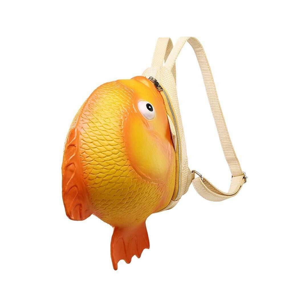 3D Mini Waterproof Goldfish Backpack