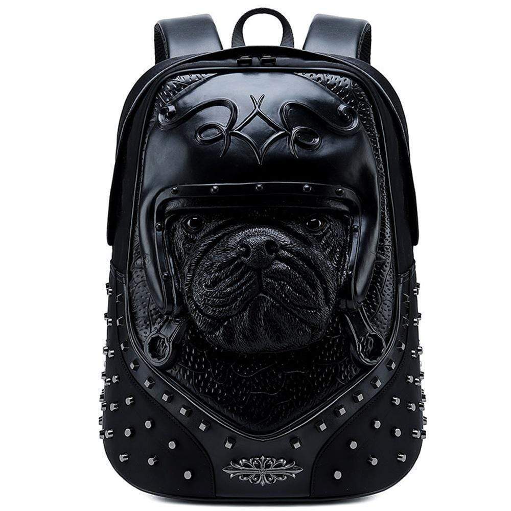 3D balo unisex họa tiết chó sáng tạo, balo thời trang