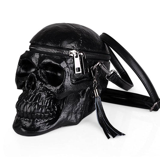 3D Skull Cross Body Bag Handle Mini Shoulder Handle Bag