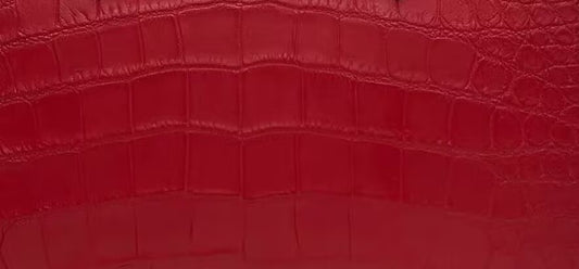 Preorder Genuine Crocodile Leather Cigar Case 2pcs/set Red