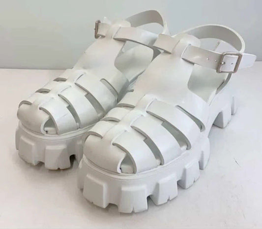 Preorder Crocodile Sandals , Beige Genuine Nubuck Crocodile Leather Sandales