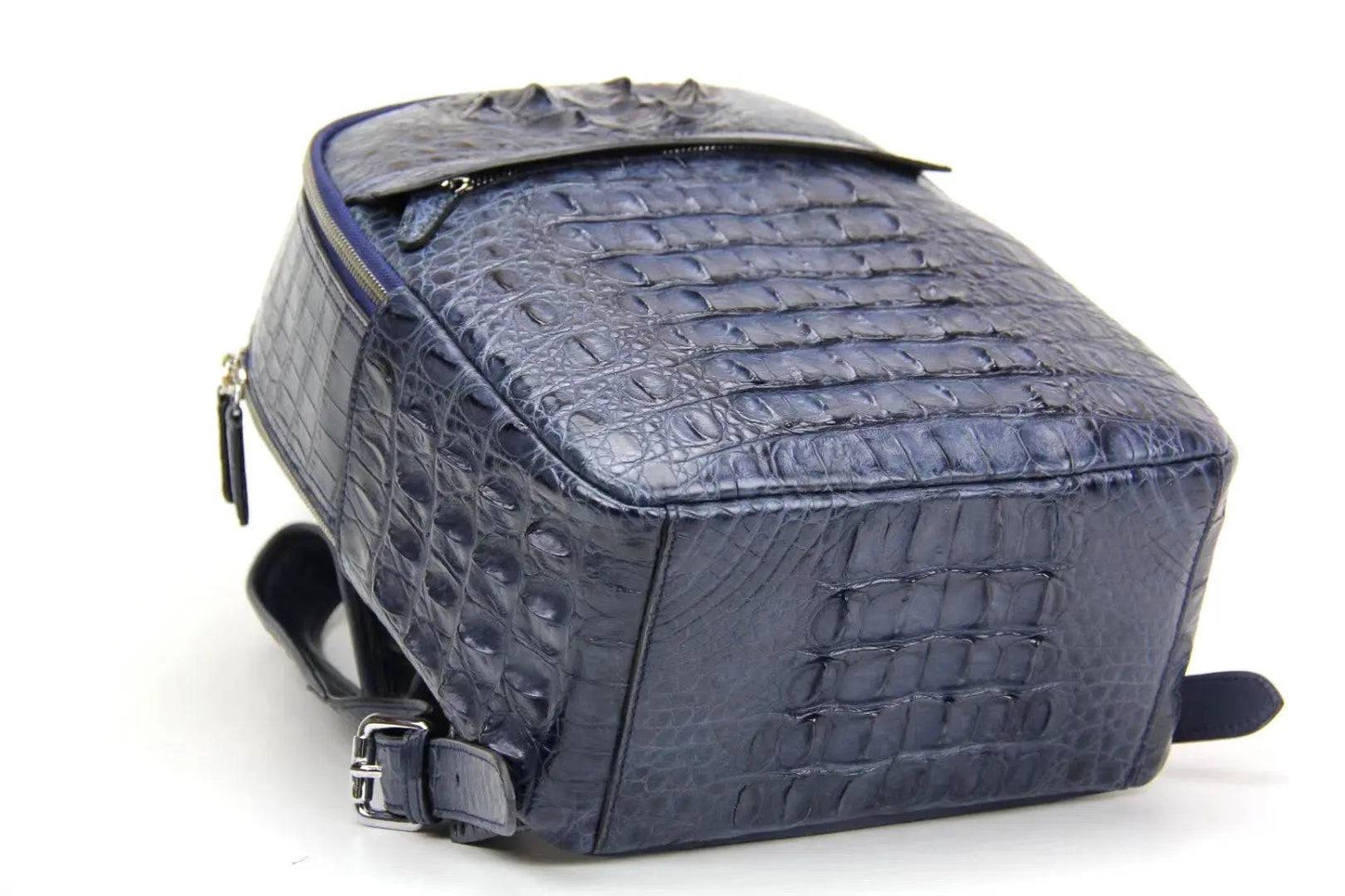 Crocodile Leather Backpack Bag