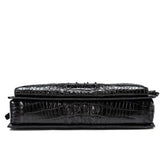 Crocodile Leather Briefcase Laptop Computer Handbag
