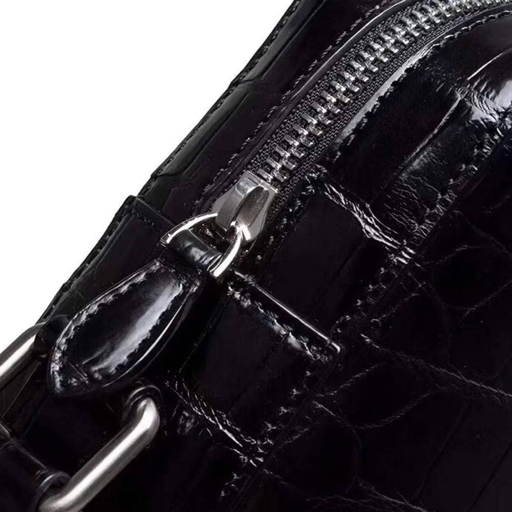 Crocodile Leather Men's Shoulder Bag Messenger Crossbody Bags