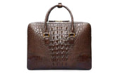 Crocodile Leather Travel Briefcase