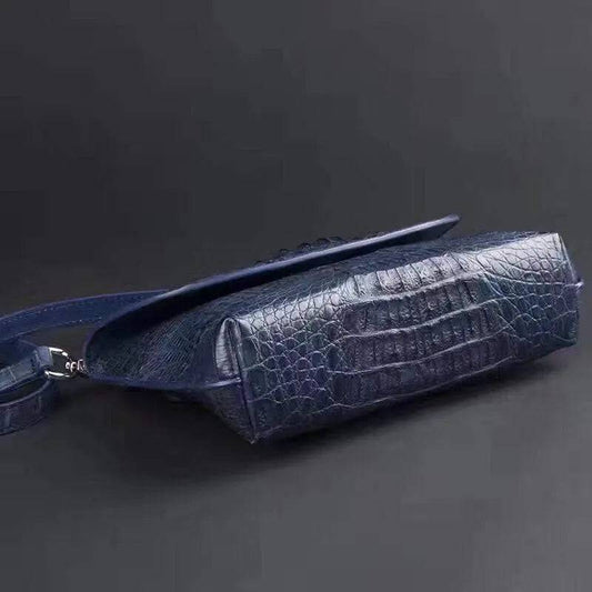 Crocodile Skin  Leather Men's Business Clutch Bag Mobile Phone Bag Purse