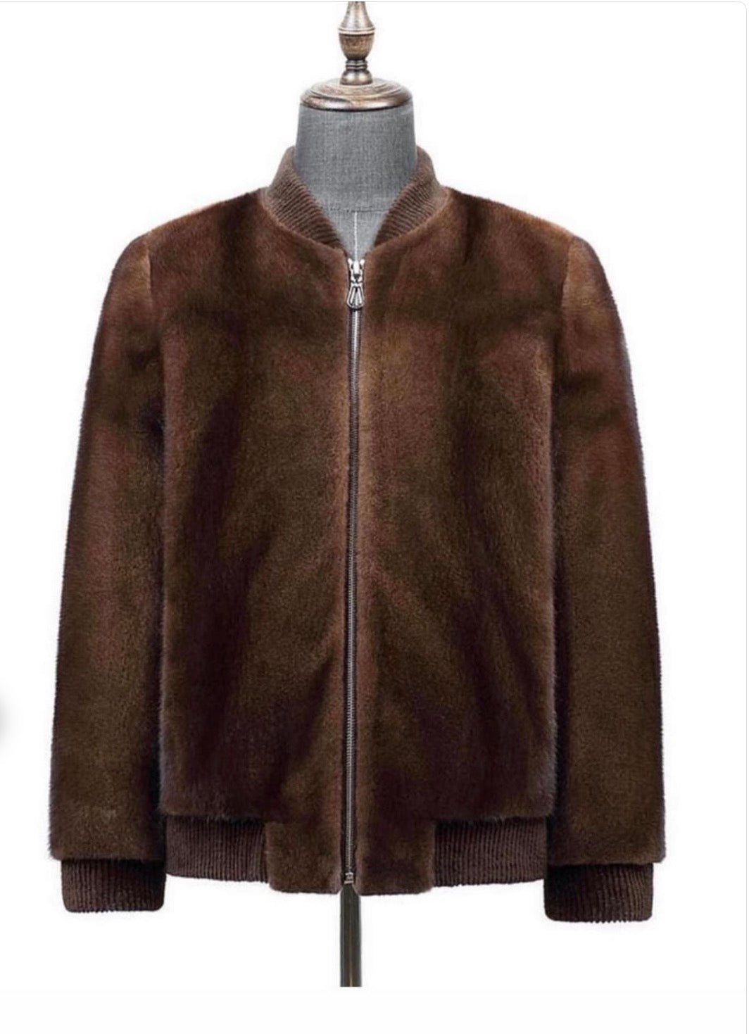 Python Áo Khoác Da Nam Đen Ôm Dáng Slim Fit Mô Tô Bomber Biker Thẳng Gân Da Dê Cổ