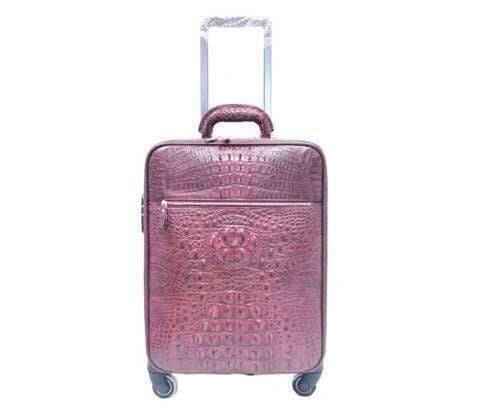 Genuine Crocodile Luxury Luggage / Roller Bag