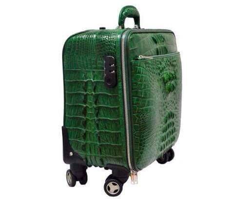 Genuine Crocodile  Luxury Luggage / Roller Bag