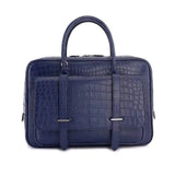 Genuine Crocodile Leather  Postman Bag Mens Shoulder Messenger Bussiness Document Travel Laptop Briefcase  Bags