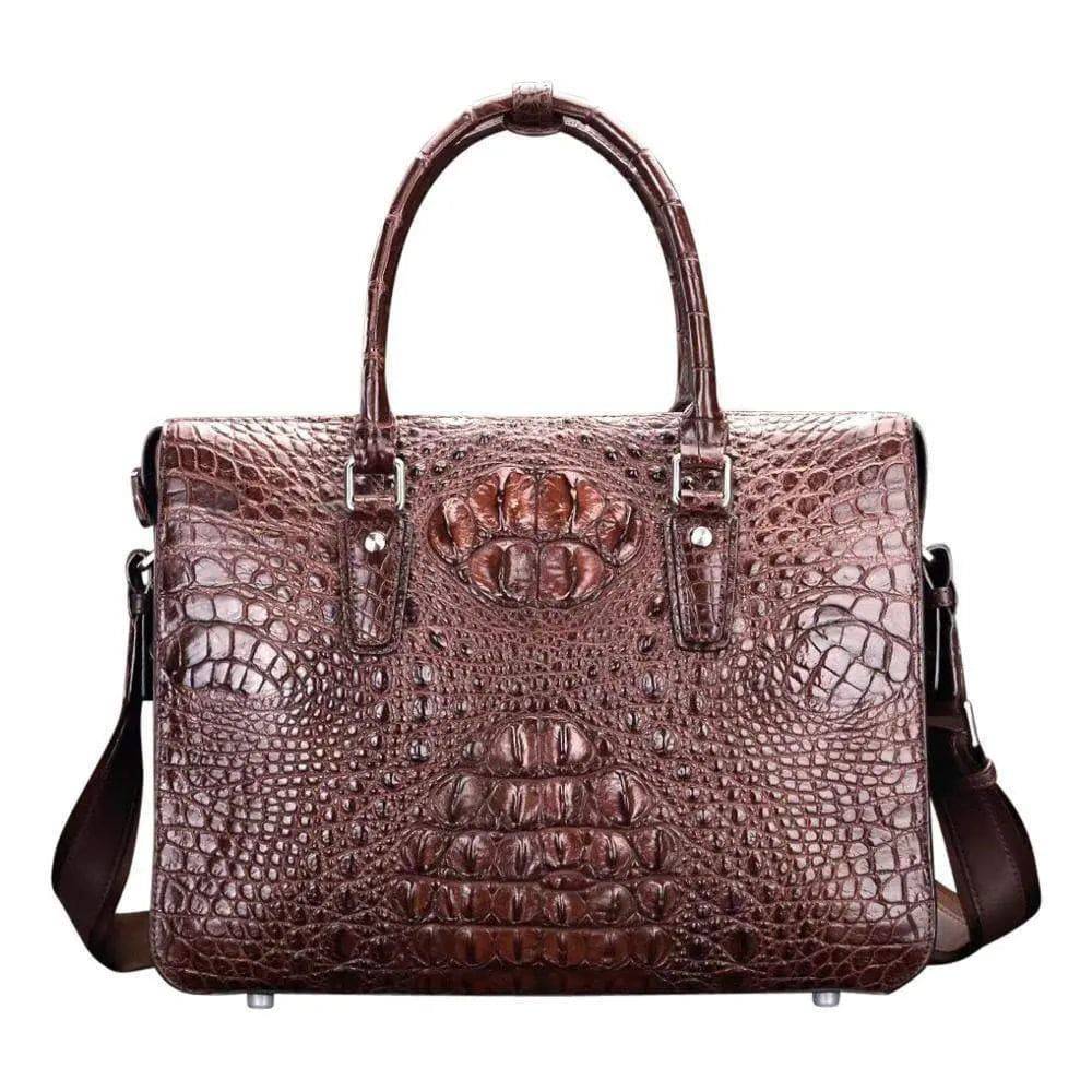 Genuine Crocodile Leather Briefcase
