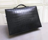 Genuine Crocodile Leather Briefcase Top Handle Bags