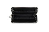 Genuine Stingray Leather Large Zip Around Wallet For Women